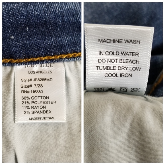 Judy Blue Leopard Patch High Rise Skinny Jeans Medium Wash Distressed Sized 28 7 - Picture 14 of 15